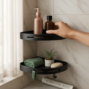 Corner Shower Caddy Shelf, Adhesive Wall Mount Organizer by LJGDeals