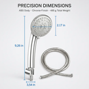 Handheld Shower Head with 5 Adjustable Spray Modes by LJGDeals