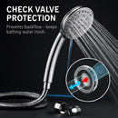Handheld Shower Head with 5 Adjustable Spray Modes by LJGDeals