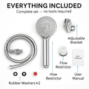 Handheld Shower Head with 5 Adjustable Spray Modes by LJGDeals