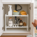2-Tier Under Sink Organizer with Extendable Shelves by LJGDeals