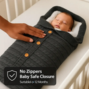 Baby Knit Swaddle Blanket for Newborns - Cozy Fleece Wraps by LJGDeals