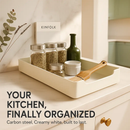 Pull Out Cabinet Organizer: Stick-On Drawer, Carbon Steel by LJGDeals