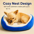 Pet Dog Bed: Soft Fleece Nest for Small Dogs by LJGDeals