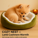 Pet Dog Bed: Soft Fleece Nest for Small Dogs by LJGDeals