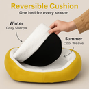 Pet Dog Bed: Soft Fleece Nest for Small Dogs by LJGDeals