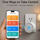 WiFi Smart Plug Outlet with Remote Control by LJGDeals