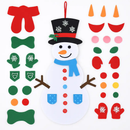 Felt Christmas Snowman Set for DIY Decor - 54 Pcs by LJGDeals