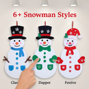 Felt Christmas Snowman Set for DIY Decor - 54 Pcs by LJGDeals