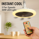 Ceiling Fan with Lights Remote Control Fan Light by LJGDeals