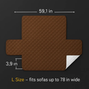 Reversible Sofa Cover for Chair, Loveseat, Sofa by LJGDeals