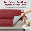 Reversible Sofa Cover for Chair, Loveseat, Sofa by LJGDeals