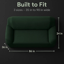 Printed Stretch Sofa Cover for 1-Seater - Slim Fit by LJGDeals