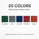 Printed Stretch Sofa Cover for 1-Seater - Slim Fit by LJGDeals
