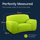 Printed Stretch Sofa Cover for 1-Seater - Slim Fit by LJGDeals