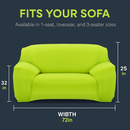 Printed Stretch Sofa Cover for 1-Seater - Slim Fit by LJGDeals