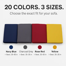 Printed Stretch Sofa Cover for 1-Seater - Slim Fit by LJGDeals
