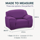 Printed Stretch Sofa Cover for 1-Seater - Slim Fit by LJGDeals