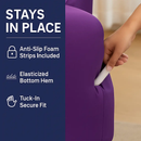 Printed Stretch Sofa Cover for 1-Seater - Slim Fit by LJGDeals