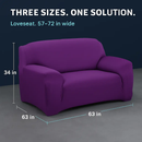 Printed Stretch Sofa Cover for 1-Seater - Slim Fit by LJGDeals