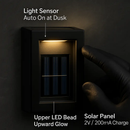 Solar Deck Lights Outdoor 2LED Beads Waterproof Fence Lamps by LJGDeals