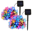 Solar Powered Flower Blossom String Lights 50 LEDs by LJGDeals