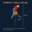 Parrot Garden Light Solar Powered LED Lamp Outdoors by LJGDeals