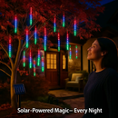 Meteor Shower Solar String Lights for Outdoor Decor by LJGDeals