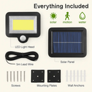 Solar Powered Motion Sensor Wall Light for Outdoor Use by LJGDeals