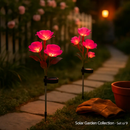 Solar Powered Rose Lights - Water-Resistant Pathway by LJGDeals