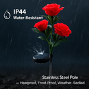 Solar Powered Rose Lights - Water-Resistant Pathway by LJGDeals