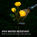 Solar Powered Rose Lights - Water-Resistant Pathway by LJGDeals