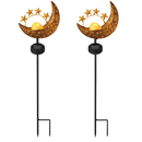 Solar Powered Sun Stake Lamp - Decorative Garden Light by LJGDeals