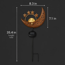 Solar Powered Sun Stake Lamp - Decorative Garden Light by LJGDeals