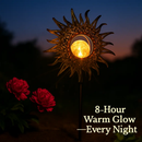Solar Powered Sun Stake Lamp - Decorative Garden Light by LJGDeals