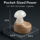 In-Ear Hearing Aids with Adjustable Volume by LJGDeals
