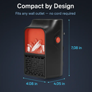 Plug-In Space Heater with Remote, Wall Outlet by LJGDeals