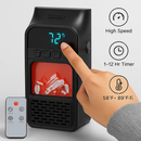 Plug-In Space Heater with Remote, Wall Outlet by LJGDeals