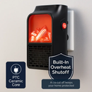 Plug-In Space Heater with Remote, Wall Outlet by LJGDeals