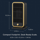 Ceramic Space Heater for Fast, Even Warmth in Any Room by LJGDeals