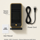 Ceramic Space Heater for Fast, Even Warmth in Any Room by LJGDeals