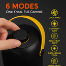 Portable Ceramic Space Heater with Oscillation by LJGDeals