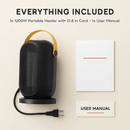 Portable Ceramic Space Heater with Oscillation by LJGDeals