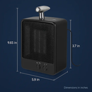 Portable Electric Space Heater with Tip-Over Protection by LJGDeals