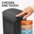 Ceramic Space Heater with 90° Oscillation and 3 Modes by LJGDeals