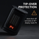 Ceramic Space Heater with 90° Oscillation and 3 Modes by LJGDeals