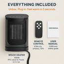 Ceramic Space Heater with 90° Oscillation and 3 Modes by LJGDeals