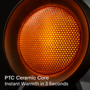 Ceramic Space Heater with 3 Modes and Fast Heating by LJGDeals