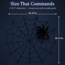 Spider Web Light with Hairy Spider - 3.28ft Decor by LJGDeals