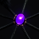 Spider Web Light with Hairy Spider - 3.28ft Decor by LJGDeals